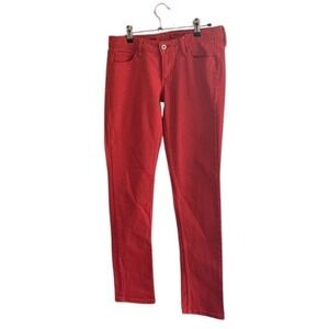 Arizona Jean Co. Junior‎ Girls Super Skinny Jeans Red Denim Pants  Size 9